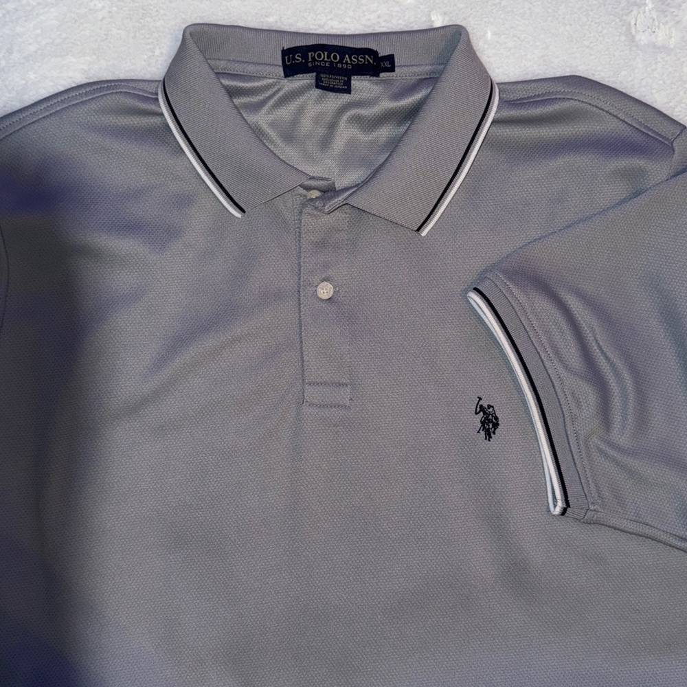 U.S. Polo Assn. Light Gray Polo Shirt